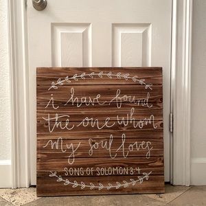 24 x 24 Wedding Sign